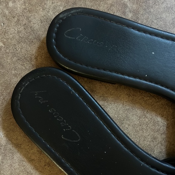 Circus by Sam Edelman Black Braided Leather Slides 🌵9.5 - Picture 5 of 6